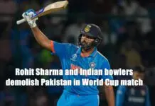 Rohit Sharma and Indian bowlers demolish Pakistan in World Cup match rohit sharma new