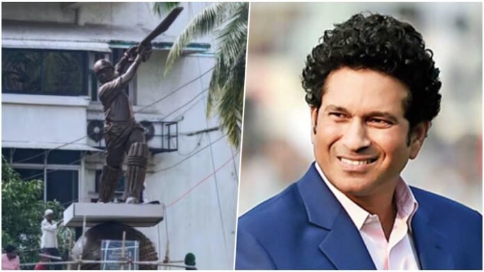 sachin statue at Wankhede Stadium