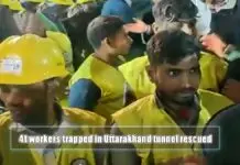 41 workers trapped in Uttarakhand tunnel rescued