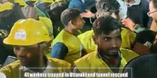 41 workers trapped in Uttarakhand tunnel rescued