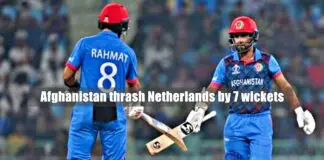 Afghanistan thrash Netherlands by 7 wickets