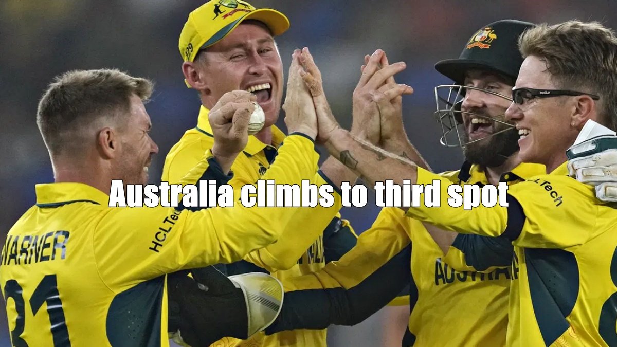 Australia climbs to third spot in World Cup points table after four consecutive wins
