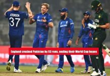 England crushed Pakistan by 93