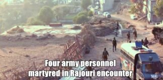 Four army personnel martyred in Rajouri encounter