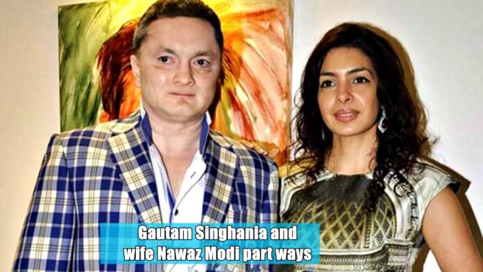 Gautam Singhania and wife Nawaz