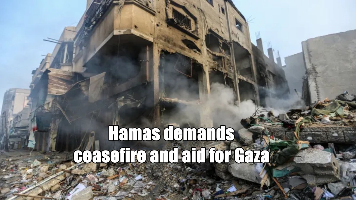 Hamas demands ceasefire and aid for Gaza