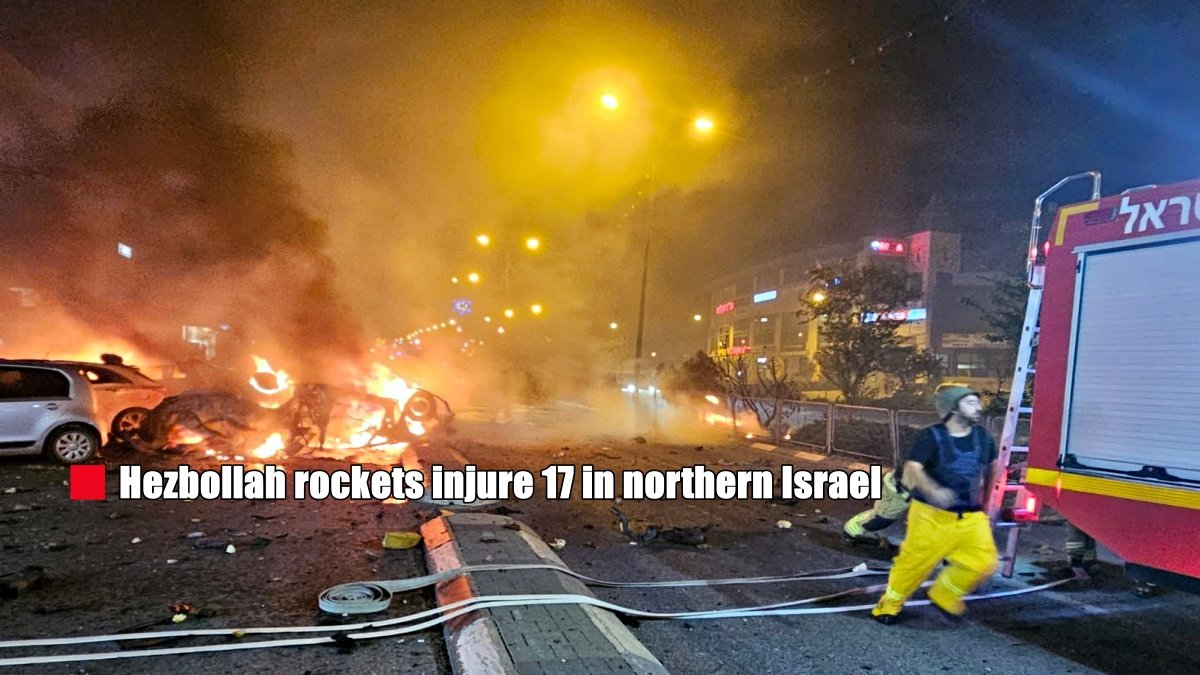 Hezbollah rockets injure 17 in northern Israel amid border tensions