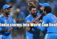 India storms into World Cup final with a thumping win over New Zealand India into finals