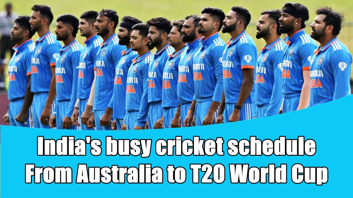 India’s busy cricket schedule: From Australia to T20 World Cup