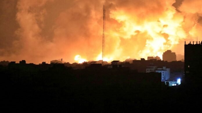 Israel seizes Hamas compound, strikes 450 targets