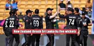 New Zealand thrash Sri Lanka by five wickets