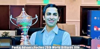 Pankaj Advani clinches 26th World Billiards title