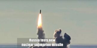 Russia tests new nuclear submarine missile