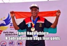 Tamil Nadu athlete K Subramaniam bags four golds