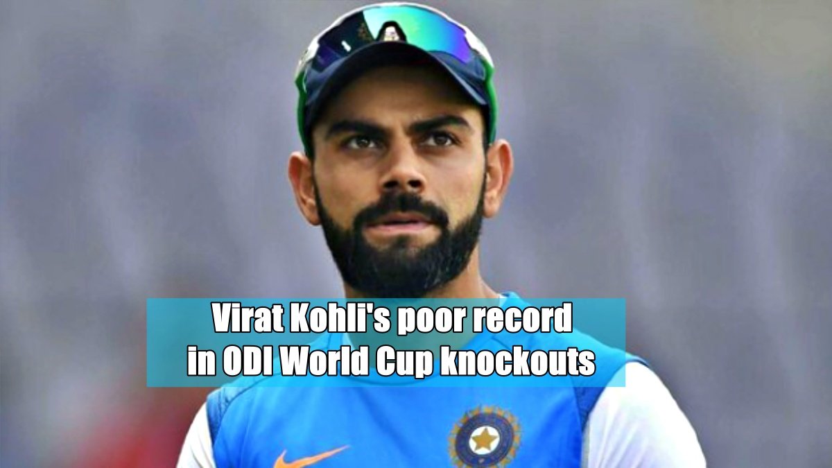 Virat Kohli’s poor record in ODI World Cup knockouts: Can he break the jinx against New Zealand?