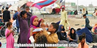 Afghanistan faces humanitarian crisis