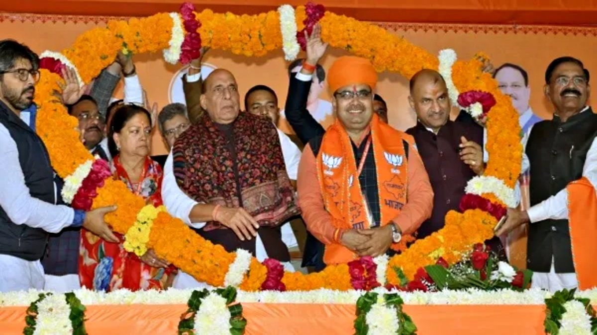 Bhajanlal Sharma becomes Rajasthan CM, BJP appoints two deputy CMs and new speaker