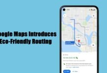 Eco-Friendly Routing on Google Maps