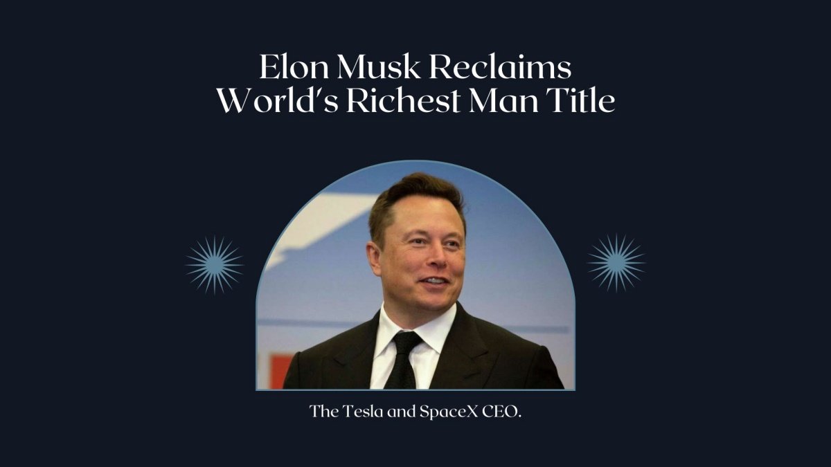 Elon Musk regains world’s richest man title, leaving behind Bernard Arnault