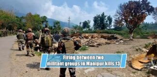 Firing between two militant groups in Manipur