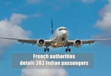 French authorities detain 303 Indian passengers