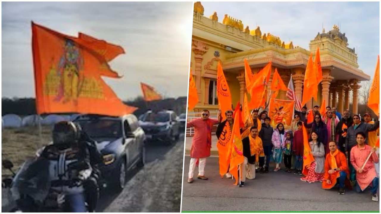 Hindu Americans celebrate Ram Temple with car rally and cultural festival
