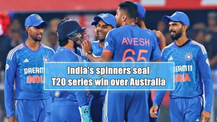 Indias spinners seal T20 series win over Australia