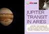 Jupitor Transit in Aries