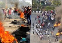 Karni Sena protests turn violent in Rajasthan