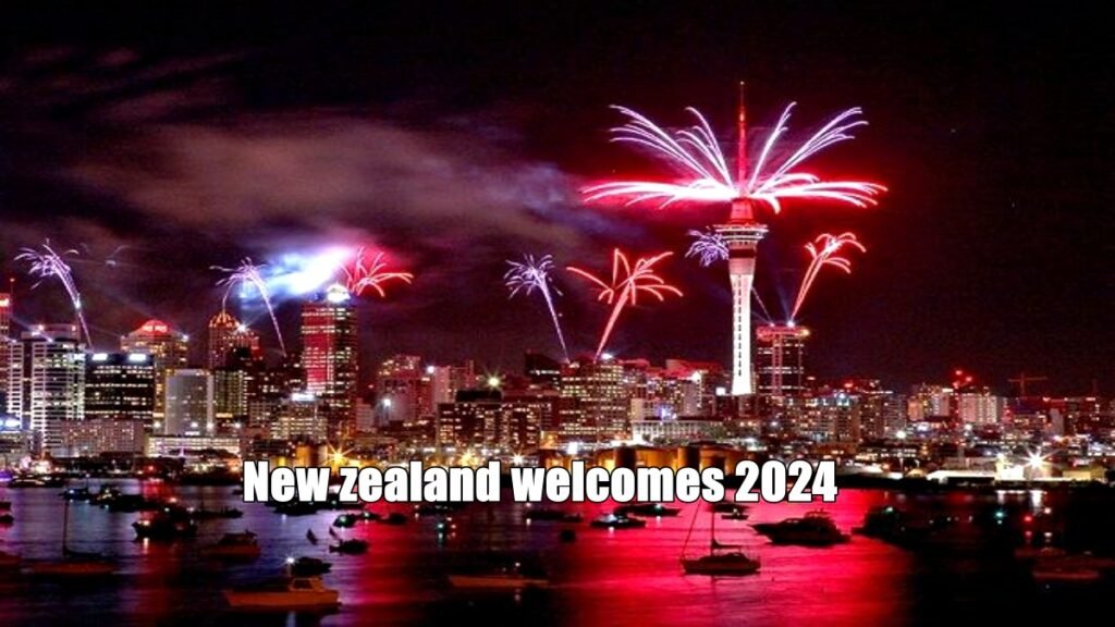 New zealand welcomes new year