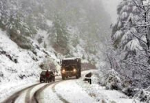 Snowfall inJammu and Kashmir