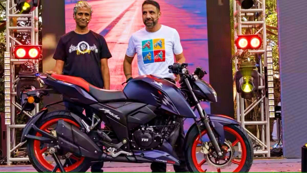 TVS launches Apache RTR 160 4V at Motosoul 2023 in Goa