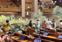 Two intruders disrupted the Indian parliament on the anniversary of the 2001 attack Two intruders disrupted the Indian parliament