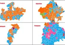 BJP sweeps Madhya Pradesh, Rajasthan, and Chhattisgarh, Congress wins Telangana Vidhansabha chunav 2023-Results