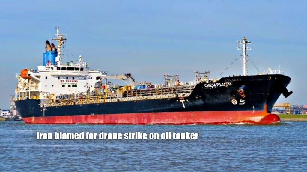 drone strike on oil tanker