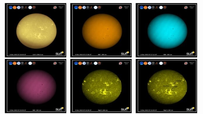 full-disk images of the Sun
