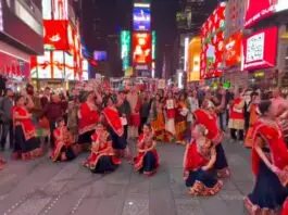 times square garba