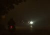 Dense fog disrupts transport