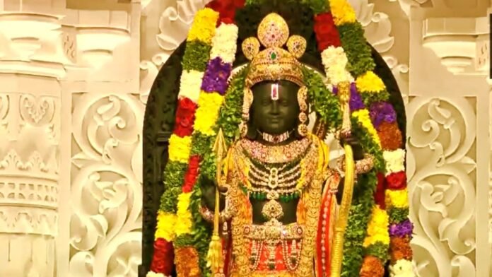 Ram Lalla idol in Ayodhya