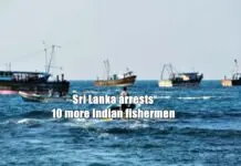 Sri Lanka arrests 10 more Indian fishermen for trespassing Sri Lanka arrests 10 more Indian fishermen