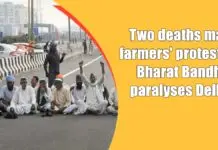 Bharat Bandh paralyzes Delhi