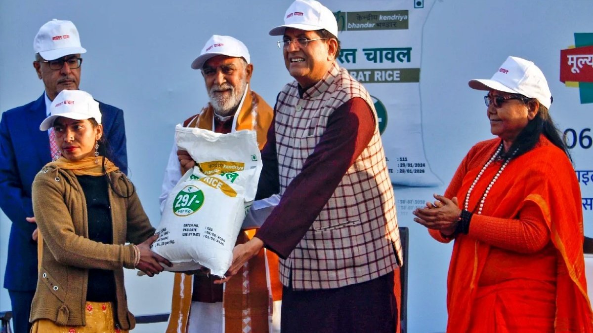 Centre launches ‘Bharat Chawal’ at Rs 29 per kg ahead of polls