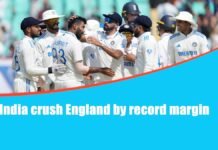 India crush England by record margin