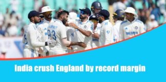 India crush England by record margin
