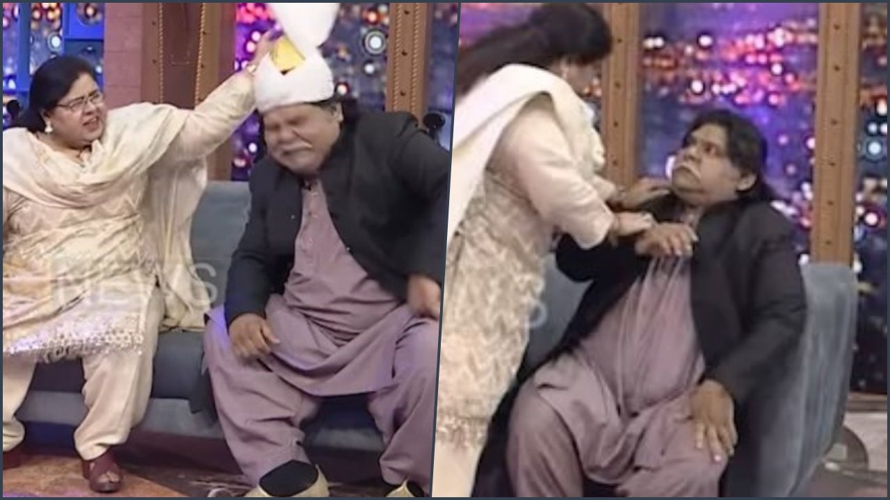 Pakistani Singer Shazia Manzoor Slaps Co-Host On Live Show, watch video