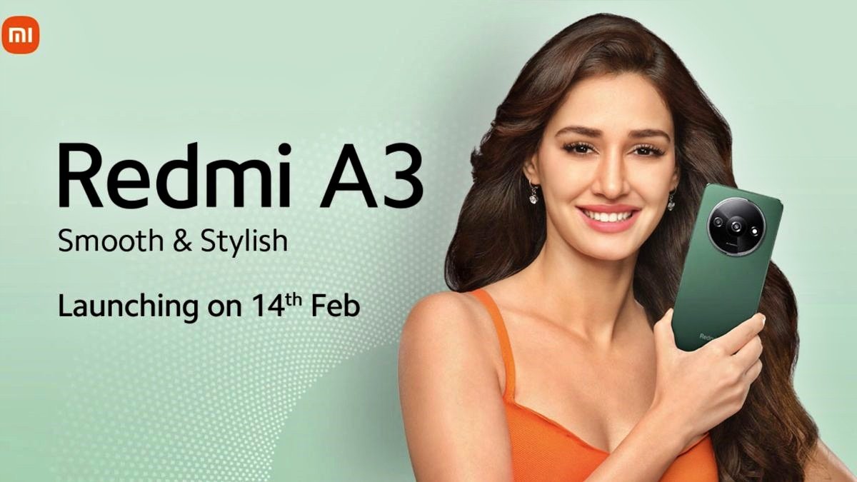 Redmi A3 to Launch in India on February 14 with 90Hz Display and 6GB RAM
