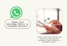 WhatsApp Status on Facebook Stories