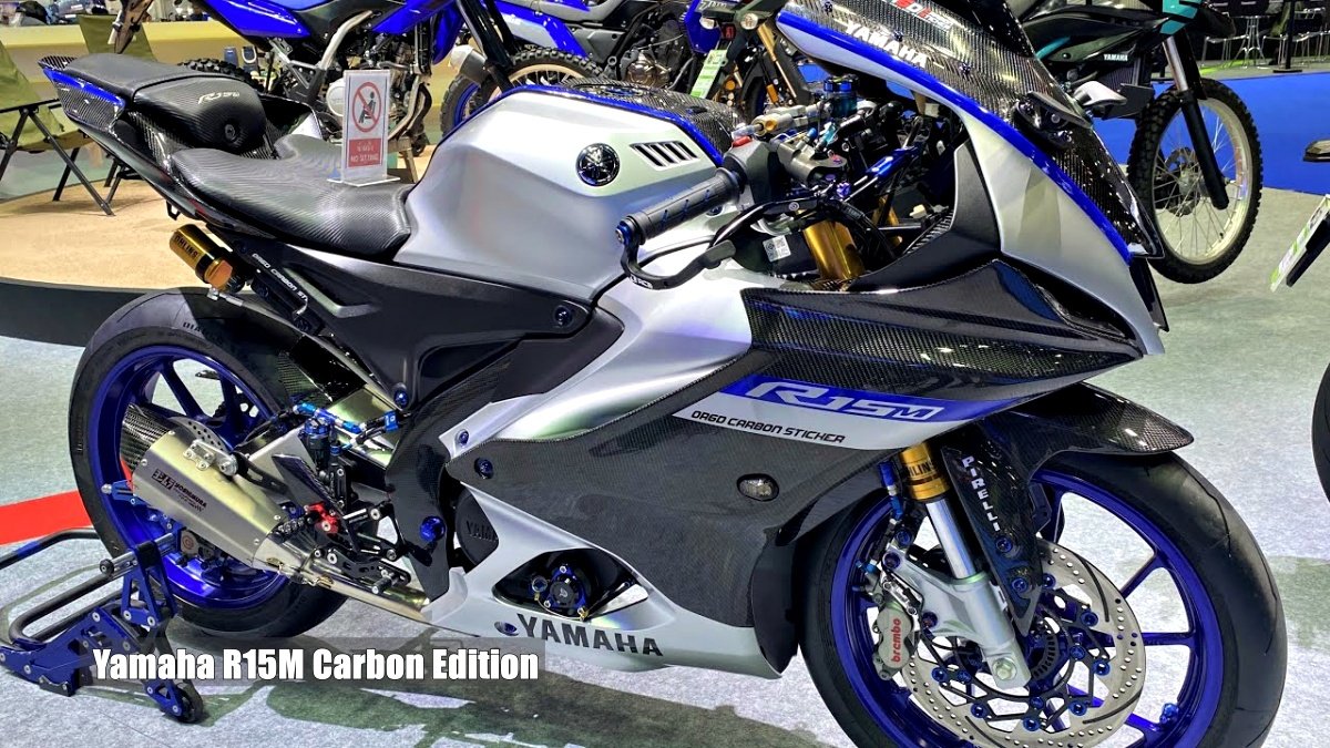 Yamaha R15M Carbon Edition: A stunning motorcycle with a faux carbon-fiber finish
