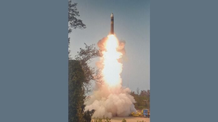 Agni-5 Missile Test with Advanced MIRV Technology