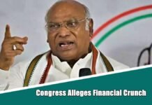 Congress Alleges Financial Crunch